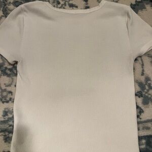 American eagle white short sleeve